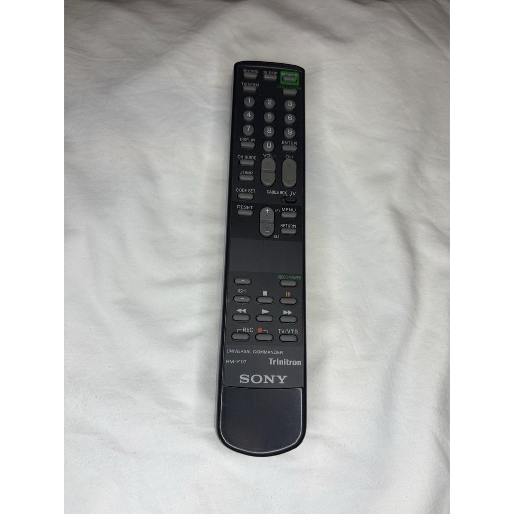 Sony TV Remote Control RM-Y117 Trinitron Black Good Universal Commander